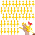 POPLAY 42PCS Flying Chicken Slingshot, Party Favors Treasure Box Toys for Kids, Flicking Rubber Chickens Finger Toys for Birthday Party Activity