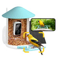NETVUE by Birdfy Smart Bird Feeder with Camera – AI Identifies Birds Species 2MP Night Vision & App Alerts, 2.4Ghz Wi-Fi Connect IP65 Weatherproof