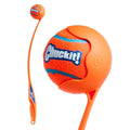 Chuckit! Sport 26L Dog Ball Launcher - Includes a 3-inch Diameter Large Ball for Dogs 60-100 Pounds - Manual Thrower for Dog Balls With a Slim