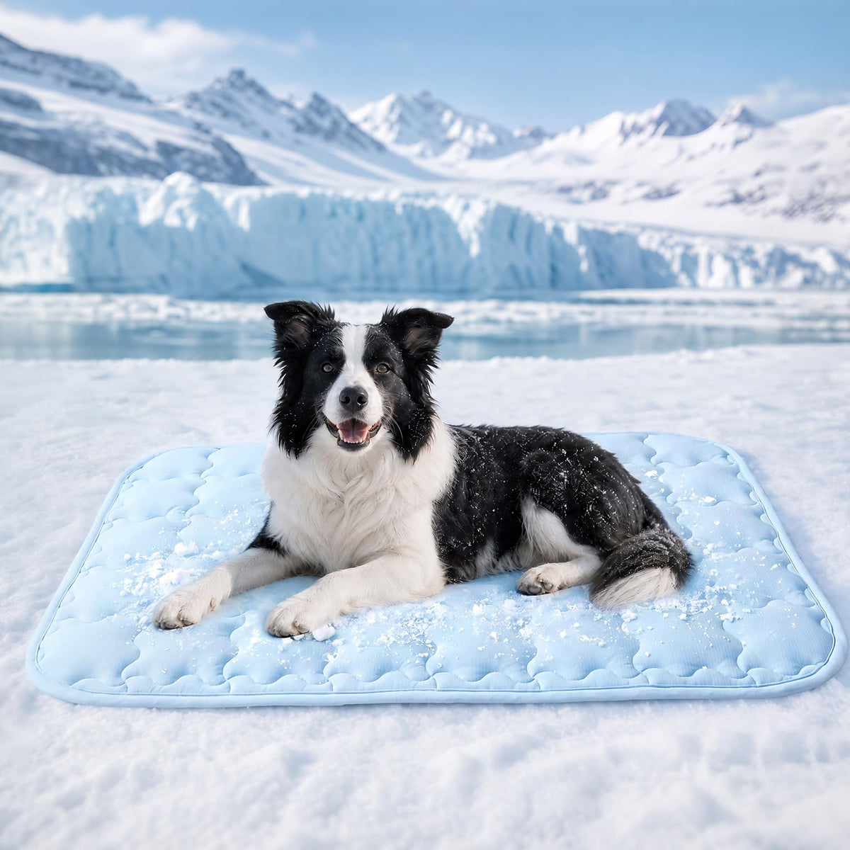 Luciphia Premium Dog Cooling Mat Non-Slip Q-MAX>0.5 Self-Cooling Pad for Small Pet Cat Indoor Portable Kennel Puppy Bed for Summer Crate Pad for Dog
