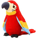 Talking Macaw Parrot Repeat What You Say Stuffed Animal Plush Toy Electronic Record Animated Bird Shake Wings Speaking Parrot Pet Plush Interactive