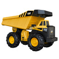 Cat Construction Toys, Steel Dump Truck 16" - Real Steel Body, Working Dump Bed, Oversize All-Terrain Wheels, Heavy-Duty Construction Vehicle for