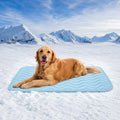 Dog Cooling Mat for Large Dogs, 40"x28" Breathable Self Cooling Crate Mat for Dogs & Cats, Portable Washable Pet Cooling Pad for Kennel, Sofa, Bed