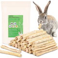 Bissap 700g/1.5Ib Sweet Bamboo Chew Sticks for Rabbits, Bunny Chewing Sticks for Rabbits Hamster Chinchilla Guinea Pigs Rabbit Small Animals Natural