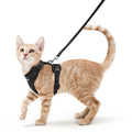 rabbitgoo Cat Harness and Leash for Walking, Escape Proof Soft Adjustable Vest Harnesses for Cats, Easy Control Breathable Reflective Strips Jacket