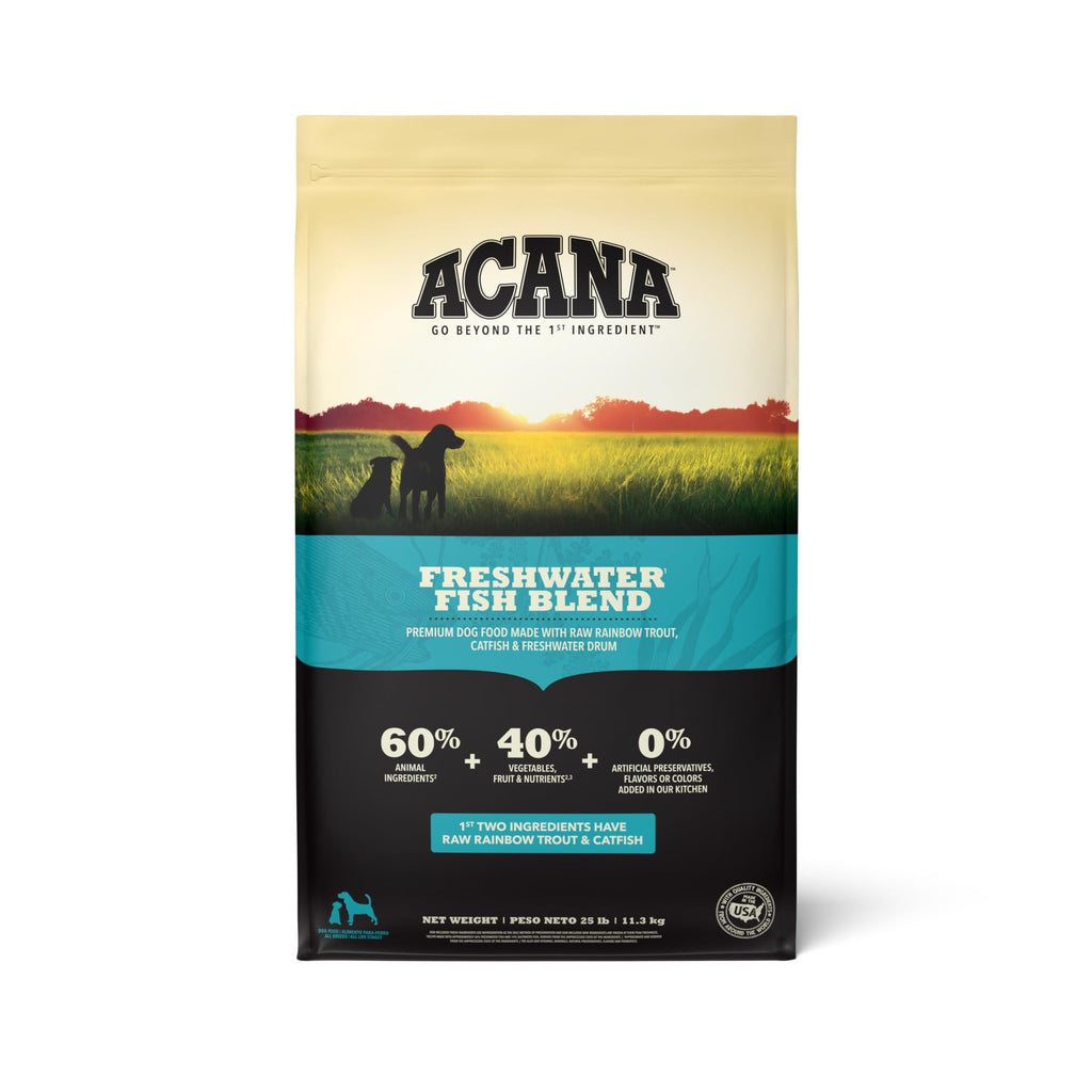 ACANA Grain Free Dry Dog Food Freshwater Fish Recipe 25lb Bag