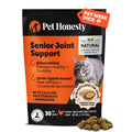 Cat Hip + Joint Health Chews – Crunchy & Creamy Cat Joint Support Supplement - Glucosamine, Chondroitin & Omega-3s – Supports Mobility, Flexibility