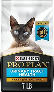 Purina Pro Plan Urinary Tract Cat Food, Chicken and Rice Formula - 7 lb. Bag