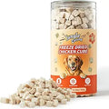 Jungle Calling Freeze Dried Chicken Cat & Dog Treats, Single Ingredient Chicken Bites for Cats & Dogs, High Protein Pet Training Treats, Edible
