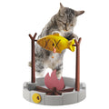 PetPals Cat Slow Feeder, Treat Dispenser - Interactive Cat Puzzle Toy for Small Pets & Kittens, Mental Stimulation Pet Food Feeding Toy, Dry Food