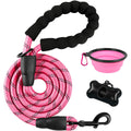 BARKBAY Dog Leashes for Large Dogs Heavy Duty Dog Leash 4/5/6 FT with Comfortable Padded Handle and Highly Reflective Threads for Medium Large Dogs