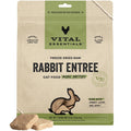 Vital Essentials Freeze Dried Cat Food, Raw Rabbit Mini Patties | Complete Meal or Topper | Easy to Portion and Rehydrate | High Protein, Grain Free