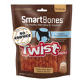 SmartBones Smart Twist Sticks With Peanut Butter, Rawhide-Free Chews For Dogs, 50 Count
