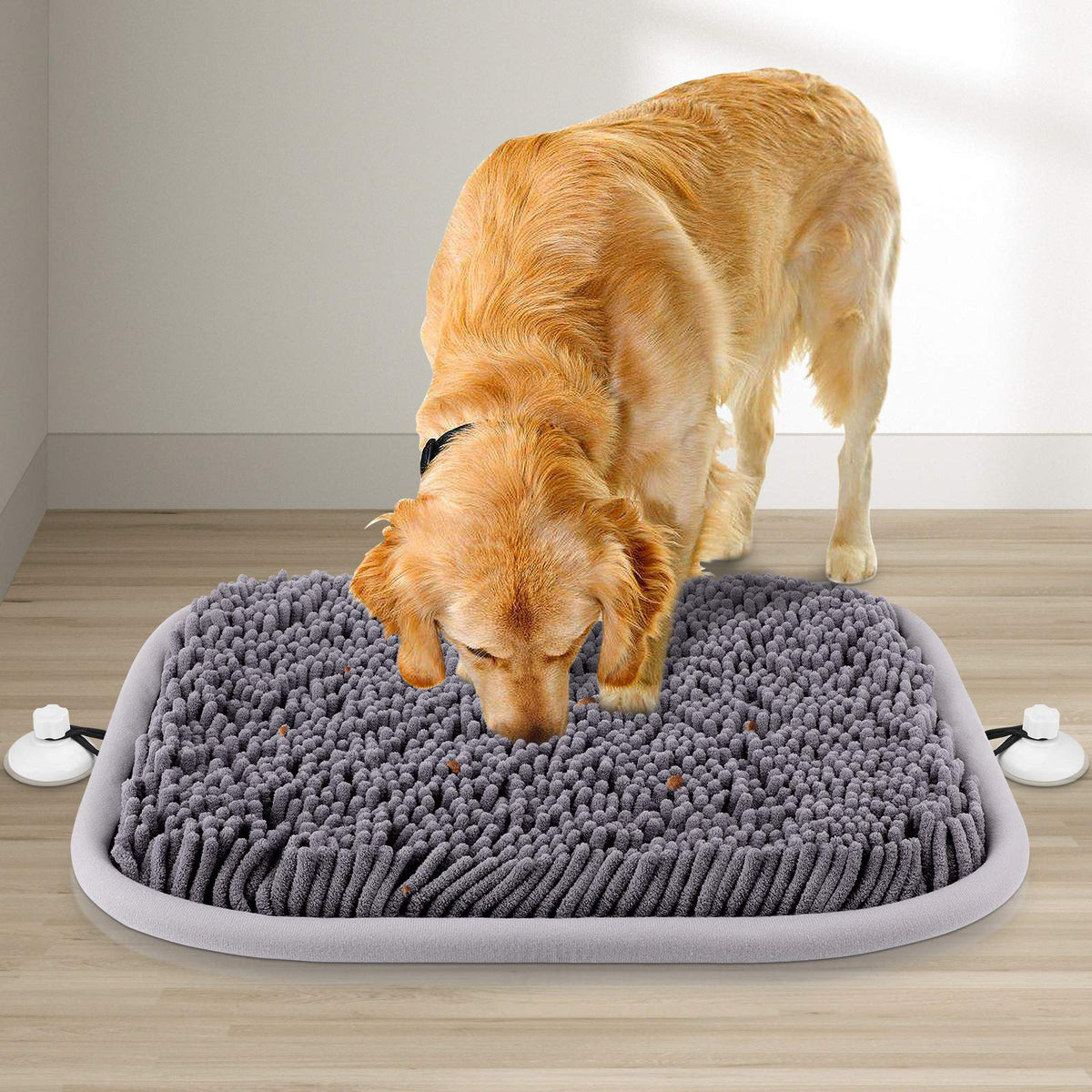 Rundik Snuffle Mat for Dogs, 17'' x 21'' Dog Sniffing Interactive Feeding Game Boredom, Puzzle Toys Encourages Natural Foraging Skills and Stress