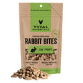 Vital Essentials Freeze Dried Dog Treats | Rabbit Bites, Single Protein | Premium Quality | Grain Free Training Treats for Dogs, 2 oz Bag