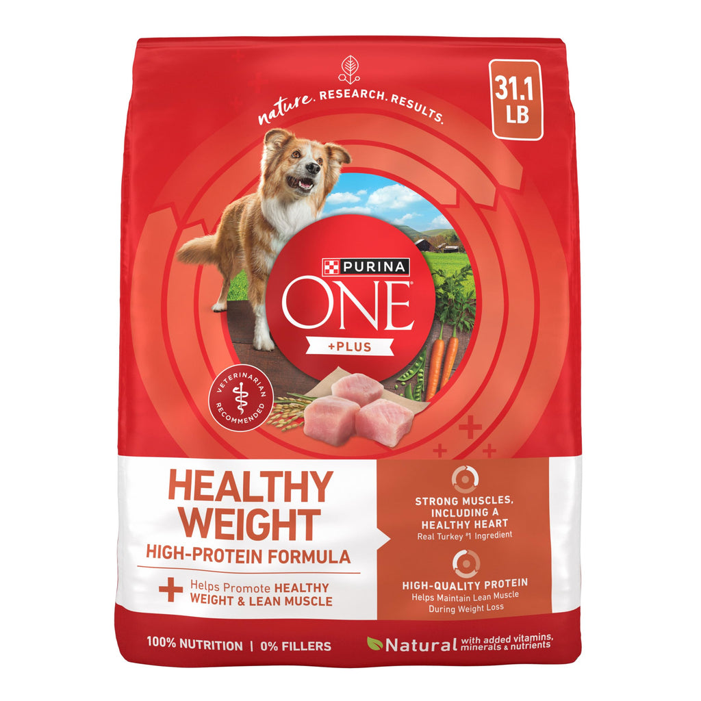 Purina ONE Plus Healthy Weight High-Protein Dog Food Dry Formula - 31.1 lb. Bag