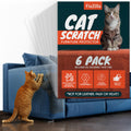 FixZilla Anti Cat Scratch Furniture Protector, 6-Pack Couch Protector from Cat Claws – Heavy-Duty, Easy-to-Apply Scratching Deterrent and Shield for
