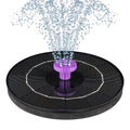 3.5W Solar Bird Bath Fountain Pump, Solar Powered Water Pump, Outdoor Water Fountain with 8-in-1 Nozzles, 4 Fixed Pipes for Hummingbirds, Garden