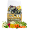 Exotic Nutrition Pasture Plus+ Salad Essentials - Healthy Natural High-Fiber Dried Flower & Herb Treat - Guinea Pigs, Rabbits, Chinchillas, Prairie