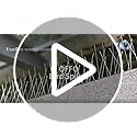 OFFO Bird Spikes with Stainless Steel Base, Covers 73.7 Feet(22.5m) Durable Bird Spikes Arrow Pigeon Spikes Fence Kit for Keeping Small Bird, Crows