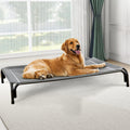 Czpalo Elevated Dog Bed, Raised Outdoor Dog Bed for Large Sized Dogs, Portable Cooling Pet Cot with Breathable & Washable Mesh, Indoor & Outdoor Pet