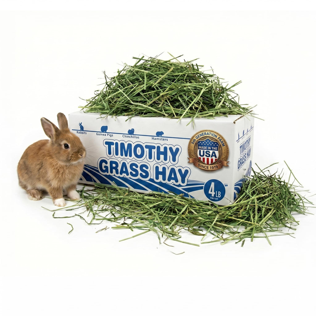 High Desert 2nd Cutting Timothy Hay for Rabbits, Guinea Pigs, Chinchillas and Small Pets, Soft Leafy for Daily Feeding and Digestive Health, Natural