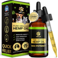 Billion Pets - Hemp Oil for Dogs and Cats - Helps with Anxiety, Pain, Stress, Sleep, Arthritis, Seizures Relief - Hip and Joint Support - Calming