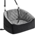 Dog Car Seat for Small Dogs Up to 30 Lbs, Pet Travel Safety Bed for Puppy Cat, Fits in Front/Back Seat, Anti Slip Base, Fully Detachable Washable