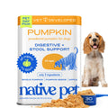 Native Pet Pumpkin for Dogs - Organic Dog Food Topper Powder - Promotes Firm Stools, Supports Digestive, Bowel Health & Nutrient Absorption - USDA