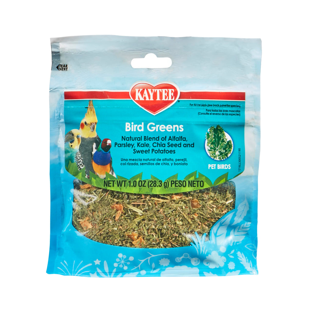 Kaytee Bird Greens Treat for All Pet Birds, 1 oz