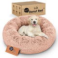 Petloox Donut Dog Bed - Premium Comfort for Anxiety Relief - Fluffy & Calming Design with Ultra-Plush Support | Cozy Round Dog Bed with Super Soft