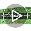 FEED GARDEN 2 Pack 14 Inch Deck Hook, Deck Bird Feeder Hanger, Applicable Deck Thickness 1 Inch-3 Inch