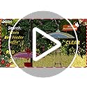 iBorn Baffles for Bird Feeders, 13” Bird Feeder Cover for Rain Guard, Birds Feeders Rain Guard, Full Protection for Feeders for Outdoors, Chew-Proof