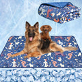 wegreeco Pet Dog Cooling Mat, Outdoor Dog Cooling Pad, Lightweight Bed Cooling Blanket for Dogs and Cats,Small Medium Large Puppy Cool Pad for