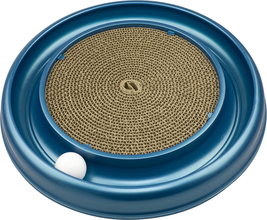 Coastal Pet Turbo Scratcher Cat Toy - Cardboard Cat Scratcher Pad with Cat Toy Ball Track and Catnip (1 Pack)