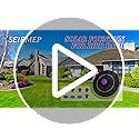3.5W Solar Bird Bath Fountain Pump, Solar Powered Water Pump, Outdoor Water Fountain with 8-in-1 Nozzles, 4 Fixed Pipes for Hummingbirds, Garden